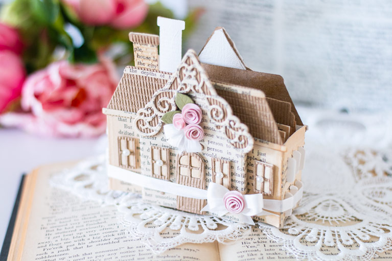 Amazing Paper Grace July Die of the Month Blog Hop – Pop Up 3D Vignette Home Sweet Home